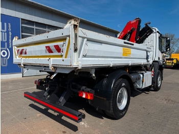 Kipper, Autokran Mercedes-Benz AROCS 1832 4x2 Euro 6 Kipper Kran FASSI F120FB: das Bild 4