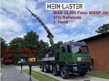 Autokran MAN 35.480 Fassi 800XP + Jib 37m Seilwinde FB: das Bild 1