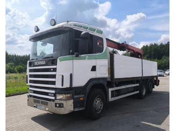 Pritsche LKW, Autokran SCANIA 144.460: das Bild 3