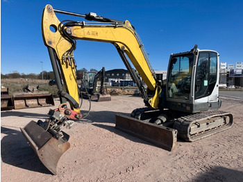 Minibagger WACKER EZ 80 Top Zustand GLV -Tieflöffel German machine: das Bild 3