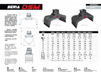 Greifer für Bagger DEMOQ DSM160E typ A: das Bild 4 Greifer für Bagger DEMOQ DSM160E typ A: das Bild 4