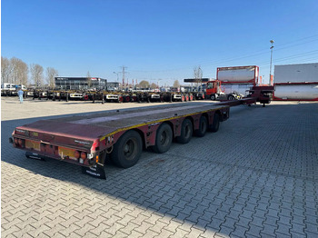 Tieflader Auflieger Broshuis 5ABSD-68/2, FIVE AXLE HYDRAULIC STEERED DOUBLE EXTENDABLE (27m) SEMI LOW LOADER: das Bild 5