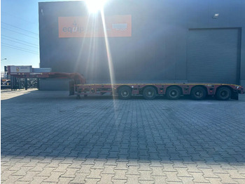 Tieflader Auflieger Broshuis 5ABSD-68/2, FIVE AXLE HYDRAULIC STEERED DOUBLE EXTENDABLE (27m) SEMI LOW LOADER: das Bild 4