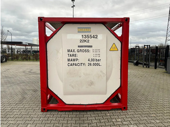 Lagertank Für die Beförderung von Kraftstoff SINGAMAS 20FT ISO, 26.000L/1-COMP/3 BAFFELS/3 manholes, 5Y inspection: 06/2027: das Bild 5
