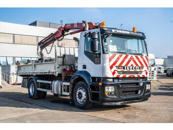 Kipper, Autokran Iveco STRALIS 310- E5 + HMF 1110 K2: das Bild 3
