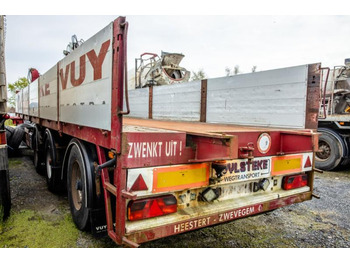 Pritschenauflieger/ Plattformauflieger Kwb KRAAN/CRANE/GRUE/KRAN - KENNIS 16 TON/M(3xhydr.): das Bild 4