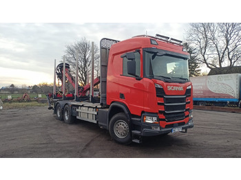 SCANIA R 450 Holztransporter