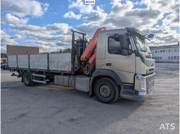 Pritsche LKW, Autokran Crane Truck Volvo FM 330 4X2 with tail lift: das Bild 2