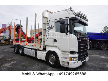 Holztransporter, Autokran Scania R580 V8 Highline Palfinger-M120L97 *Retarder/ACC: das Bild 2