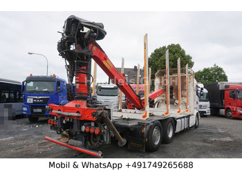 Holztransporter, Autokran Scania R580 V8 Highline Palfinger-M120L97 *Retarder/ACC: das Bild 4