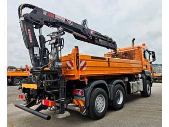 Kipper, Autokran MAN TGS 28.360 6x4-4 HIAB 144E-4 Kran Euro5: das Bild 3
