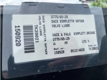 Komplettrad Bridgestone 775 /65 R29 Volvo L180 Wheels: das Bild 5