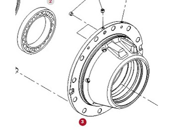 FENDT Radnabe/-lagerung