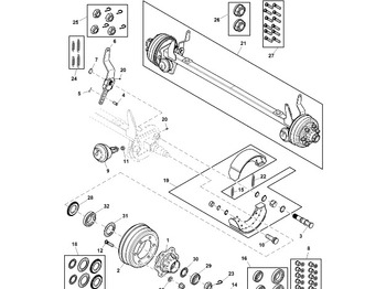 JOHN DEERE Bremsteile