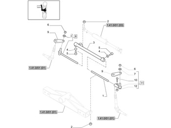 NEW HOLLAND Lenkung