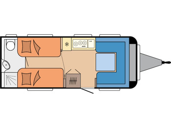 Wohnwagen Hobby Excellent Edition 540 WLU 2026 2000kg.,: das Bild 2 Wohnwagen Hobby Excellent Edition 540 WLU 2026 2000kg.,: das Bild 2