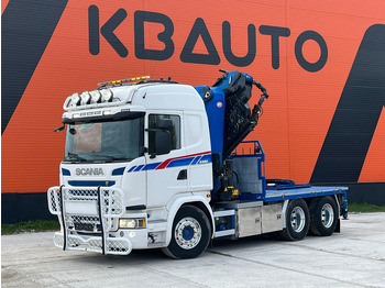 Pritsche LKW, Autokran Scania G 490 6x2 HMF 5020 K6 + JIB / RETARDER: das Bild 2