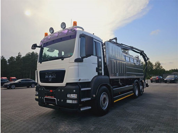 Saug-/ Spülfahrzeug MAN JUROP VJC9 / 5 2010 WUKO for collecting liquid was: das Bild 3