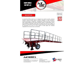 Verladerampe neu kaufen Large Mobile dock ramp, uncouplable AZ RAMP - KING VERSION, BIG FOOT L20 T-INOX: das Bild 2 Verladerampe neu kaufen Large Mobile dock ramp, uncouplable AZ RAMP - KING VERSION, BIG FOOT L20 T-INOX: das Bild 2