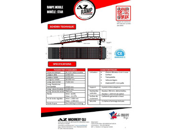 Verladerampe neu kaufen Loading Ramp with with hydraulic tilting bridge - AZ RAMP - STAR- 8T. 8 ton capacity: das Bild 2 Verladerampe neu kaufen Loading Ramp with with hydraulic tilting bridge - AZ RAMP - STAR- 8T. 8 ton capacity: das Bild 2