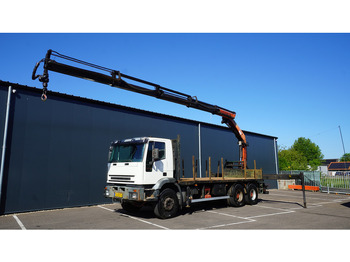 Autokran Iveco EUROTRAKKER CURSOR 350 6X4 FLATBED WITH PALFINGER PK 20002 CRANE: das Bild 2