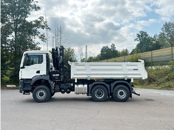 Kipper, Autokran MAN TGS 28.440 6x4-4/3-Seiten- Kipper / Hiab 138-3: das Bild 4