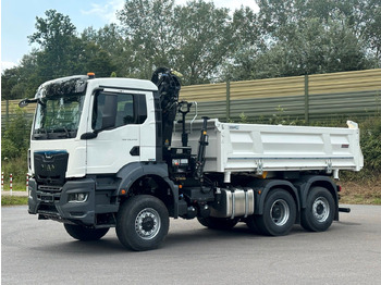 Kipper, Autokran MAN TGS 28.440 6x4-4/3-Seiten- Kipper / Hiab 138-3: das Bild 3