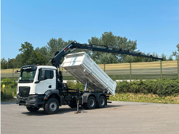 Kipper, Autokran MAN TGS 33.440 6x4 /3-Seiten- Kipper /  HIAB 228-6: das Bild 2