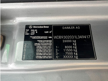 Abrollkipper Mercedes-Benz 2541 6X2 Marrel Abroller Hydr. Verriegelung: das Bild 4