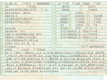 Fahrgestell LKW Mercedes-Benz 2558 6x2 Fahrgestell Chassis | Retarder | Klima: das Bild 2 Fahrgestell LKW Mercedes-Benz 2558 6x2 Fahrgestell Chassis | Retarder | Klima: das Bild 2