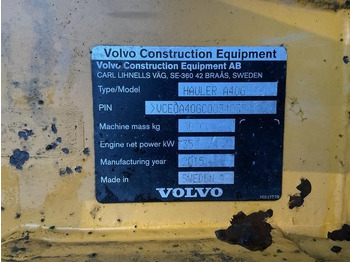 Volvo A40G – Leasing Volvo A40G: das Bild 5