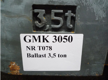 Gegengewicht für Mobilkran Grove GMK 3050 counterweight 3,5 ton: das Bild 3 Gegengewicht für Mobilkran Grove GMK 3050 counterweight 3,5 ton: das Bild 3