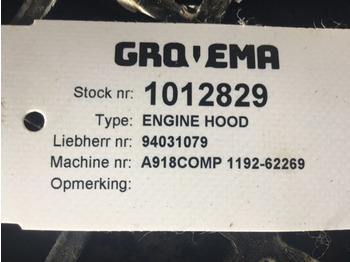 Motorhaube Liebherr Engine Hood: das Bild 2
