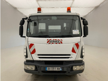 Pritsche LKW, Autokran Iveco 75E18: das Bild 2