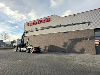 Abrollkipper Mercedes-Benz AROCS 4148 8X4 MET MULTILIFT ULT T 21 S51 HAAKARMSYSTEEM + HIAB X-HIPRO 232 E-6 KRAAN/CRANE/KRAN/GRUA: das Bild 3 Abrollkipper Mercedes-Benz AROCS 4148 8X4 MET MULTILIFT ULT T 21 S51 HAAKARMSYSTEEM + HIAB X-HIPRO 232 E-6 KRAAN/CRANE/KRAN/GRUA: das Bild 3