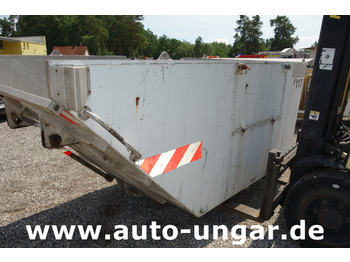 Müllwagen-Aufbau Provence Benne Alumulde 5m³ Müllaufbau aus Alu mit seitlicher Klappe: das Bild 5