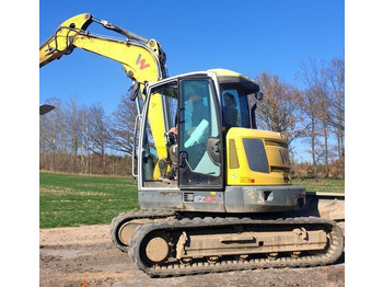 Kettenbagger WACKER NEUSON EZ80 E14-03 gummi 8t rubber: das Bild 4