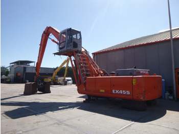 Umschlagbagger FIAT-HITACHI EX455 Stationary dock/ship material handler: das Bild 2