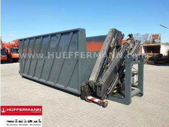 Abrollcontainer, Autokran Mercedes-Benz GARANT Abrollbehälter HIAB Ladekran 166 E4 HiDuo: das Bild 1