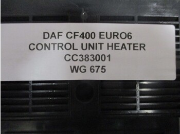 Elektrische Ausrüstung für LKW DAF CF400 CC383001 CONTROL UNIT HEATER EURO 6: das Bild 2