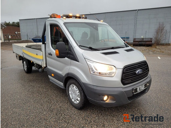 PKW Lätt lastbil med flak och kran , Ford Transit 350  2.2 TDCi: das Bild 3