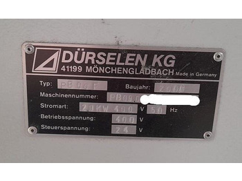 Druckmaschine automatic paper drilling line Dürselen Corta PB 09 F: das Bild 3