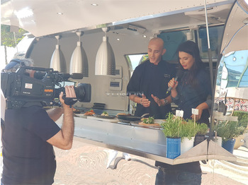 Verkaufsanhänger Für die Beförderung von Lebensmittel neu kaufen Yowon customized concession food trailer catering cart: das Bild 3