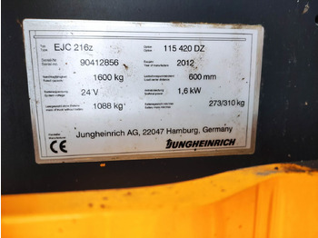 Hochhubwagen Jungheinrich EJC216Z: das Bild 5