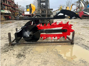 Grabenbagger/ Grabenfräse Trancheuse hydraulique pour engins: das Bild 2 Grabenbagger/ Grabenfräse Trancheuse hydraulique pour engins: das Bild 2