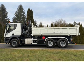 Kipper Iveco TRAKKER 450 6X4 PODWÓJNA HYDRO-BURTA HIAB 104: das Bild 5