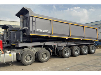 Kipper Auflieger Für die Beförderung von Silo neu kaufen TITAN 4 Axle 80 Ton Dump Trailer for Sale In Cameroon: das Bild 2 Kipper Auflieger Für die Beförderung von Silo neu kaufen TITAN 4 Axle 80 Ton Dump Trailer for Sale In Cameroon: das Bild 2