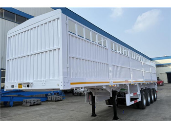 Tiertransporter Auflieger Für die Beförderung von Tiere neu kaufen TITAN 4 Axle 80 Ton Fence Cargo Truck Trailer for Sale in Nigeria: das Bild 4