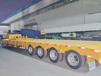 Tieflader Auflieger Für die Beförderung von schwere Technik neu kaufen TITAN 4 Axle Low Loader Trailer for Sale in Mali: das Bild 3