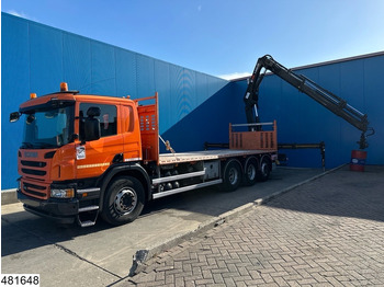 Pritsche LKW, Autokran Scania P 410 8x4, EURO 6, HIAB, Remote: das Bild 2